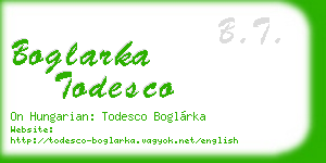 boglarka todesco business card